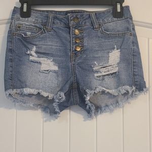 Blue Spice size 0 jean shorts